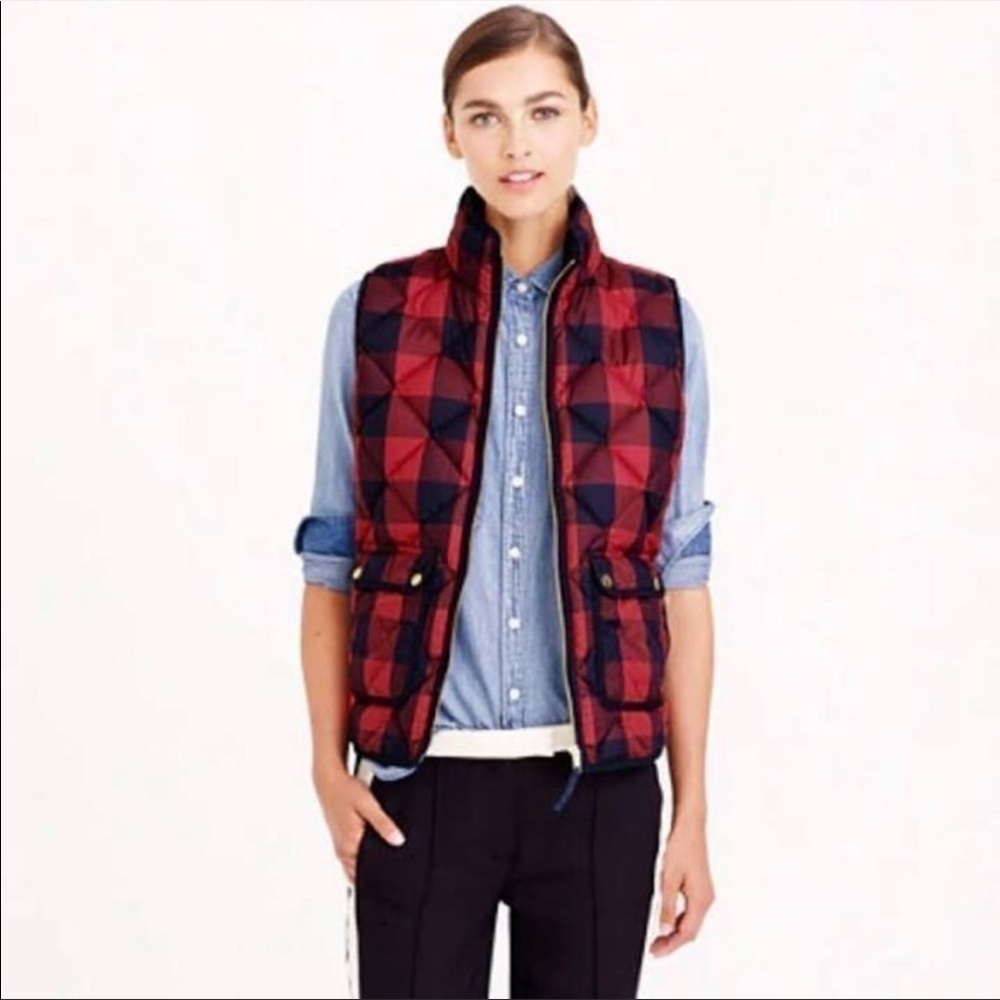 J Crew Excursion Quilted Down Puffer Vest - Picture 2 of 7